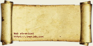 Marija Jazački vizit kartica